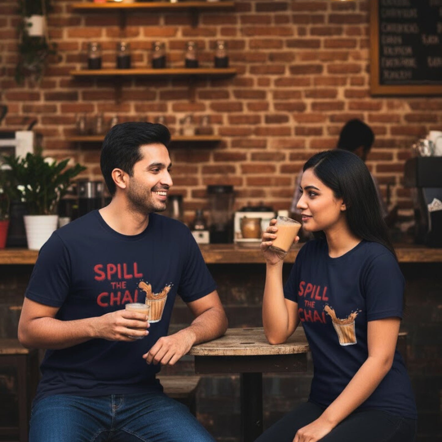 SPILL THE CHAI Graphic T-Shirt | Unisex Regular Fit