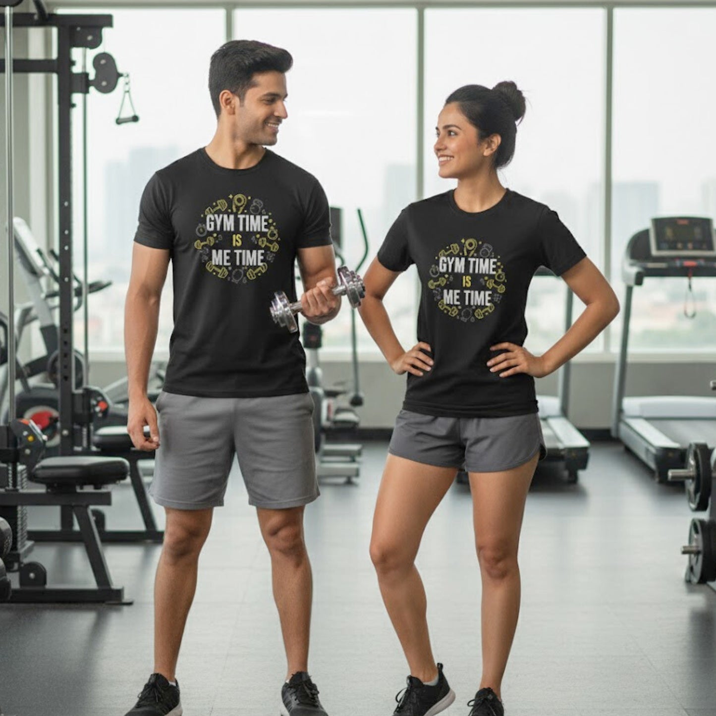 GYM TIME IS ME TIME Gym T-Shirt | Unisex Regular Fit