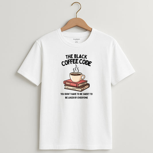 THE BLACK COFFEE CODE Graphic T-Shirt | Unisex Regular Fit