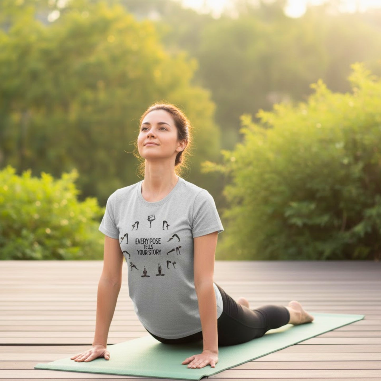 EVERY POSE TELLS YOUR STORY Yoga T-Shirt | Unisex Regular Fit